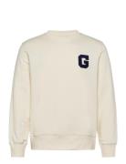 G Graphic C-Neck Cream GANT