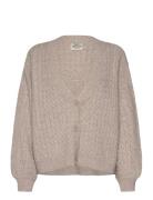 Recycled Wool Mix Ricky Cardigan Beige Mads Nørgaard