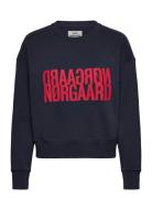 Organic Sweat Tilvina Sweatshirt Navy Mads Nørgaard