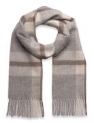 Bs Merlin Scarf Beige Bruun & Stengade