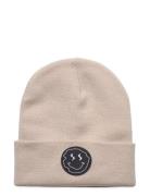 Smiley Beanie Beige Pica Pica