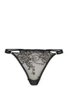 Felicia High Leg Tanga String Black Hunkemöller