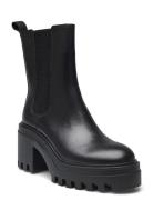 Chunky Heeled Chelsea Lth Black Calvin Klein