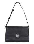 Ck Plaque Medium Shoulder Bag Black Calvin Klein