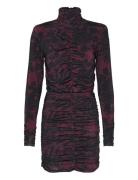 Redeinagz P Rollneck Dress Burgundy Gestuz