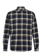 Tjm Reg Check Flannel Shirt Ext Navy Tommy Jeans