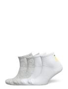 Sock High Ankle 4P Placed Citr White Lindex