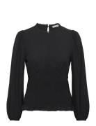 Helen Blouse Black A-View