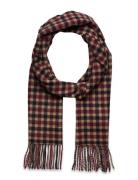 Gingham Woven Scarf Red GANT