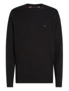 Core Essential Cotton Crew Neck Black Tommy Hilfiger