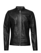 Leather Jacket Black Lindbergh