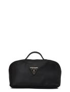 G Wave Lrg Cosmetic Travel Bag Black GUESS