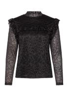 Santorini Blouse Black Rosemunde