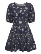 Poplin Mini Dress Navy By Ti Mo