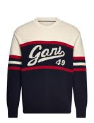 Gant Vintage Graphic C-Neck Navy GANT