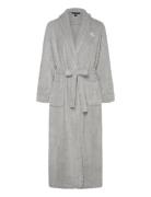 Lrl L/S Shawl Collar Long Robe Grey Lauren Ralph Lauren Homewear