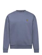 Over D Crew Neck Sweatshirt Blue Lyle & Scott