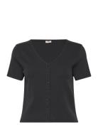 Muse Ss Tee Caviar Cotton/Poly Black LEVI´S Women