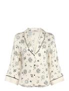 Manina - Night Shirt Long Sleeves White Etam