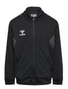 Hmlauthentic Pl Zip Jacket Kids Black Hummel