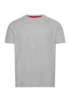 Tonal Logo T-Shirt Grey HUGO