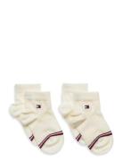 Th Baby Sock 2P Cream Tommy Hilfiger