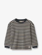 T-Shirt L/S Frans Navy Wheat