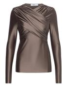 Kira - Glossy Stretch Brown Day Birger Et Mikkelsen