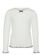 Vmjulietta Contrast Ls Top Jrs Girl White Vero Moda Girl