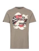 Vl Tokyo Relaxed Tee Beige Superdry