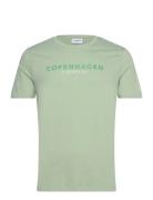 Copenhagen Print Tee S/S Green Lindbergh