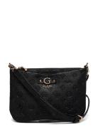 Gerty Crossbody Top Zip Black GUESS