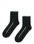 Structure Slinky 1/4 Crew Sock Black Happy Socks