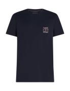 Hilfiger Stack Tee Blue Tommy Hilfiger