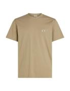 Woven Label Regular Tee Khaki Calvin Klein Jeans