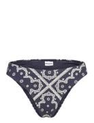 Viola Low Rise Bikini Bottoms Navy Malina