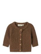 Nbfsally Ls Knit Card Lil Brown Lil'Atelier