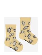 Baby Freedom Bird All Over Short Socks Yellow Bobo Choses