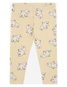 Baby Freedom Bird All Over Leggings Yellow Bobo Choses