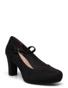 Women Court Sho Black Tamaris