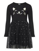 Dress Mesh Cat Glow In The Dar Black Lindex