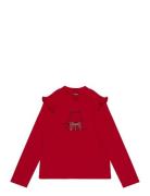 T-Shirt L/S Red United Colors Of Benetton