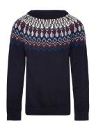 Fair Isle Sweater Navy FUB