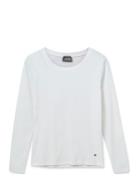 Mmnicole O-Ls Rib Tee White MOS MOSH