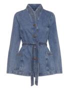 Fitted Denim Jacket Blue REMAIN Birger Christensen