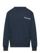 Organic Sweat Solo Sweatshirt Navy Mads Nørgaard