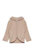 Jacket Ears Wool Fleece Beige Huttelihut