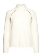 Mmzora Bead Highneck Knit Cream MOS MOSH