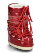 Mb Icon Jr Glitter Red Moon Boot