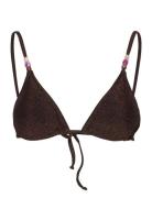 Beam Bella Bikini Top Brown Becksöndergaard